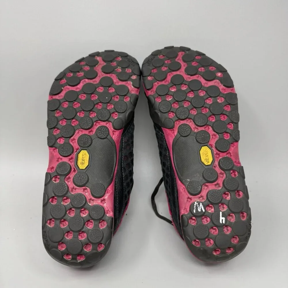 New Balance Minimus Trail Running Shoes Vibram Gray Pink WT20GP Women's Size 9